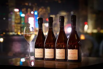 Regent Hong Kong The Lobby Lounge Champagne Growers Talk Single Vineyard Les Massales in several vintages produced by Champagne Tellier 1